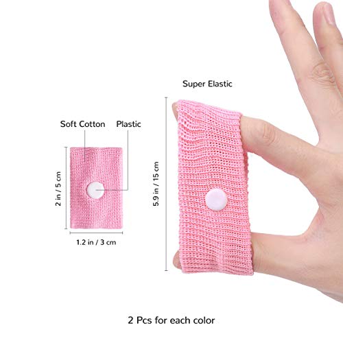 Healifty Pulsera Anti-Náusea - 8 Pares - Naturale Senza droga - Digitopressione Nausea Relief Braccialetti Anti-Cinetosi Bracciale - per Sea, Car, Flying, Gravidanza, Malattia, Viaggio
