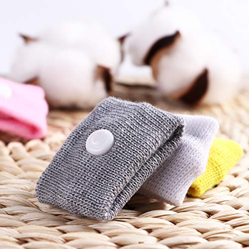 Healifty Pulsera Anti-Náusea - 8 Pares - Naturale Senza droga - Digitopressione Nausea Relief Braccialetti Anti-Cinetosi Bracciale - per Sea, Car, Flying, Gravidanza, Malattia, Viaggio