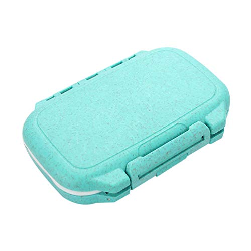 HEALLILY 2 Piezas Caja de Pastillas Organizador de Vitaminas Caja de Pastillas Organizador de Pastillas Caja de Medicina Portátil para Oficina Al Aire Libre