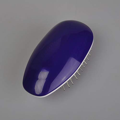 Heaviesk Masaje eléctrico Cepillo para el Cabello Mini Peine del Cabello de Iones Negativos Peine Inflable 3D Cepillo antiestático para el Cabello de Las niñas con alimentación eléctrica