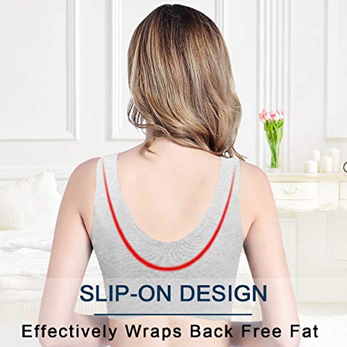 heekepk Suave Sujetador de Lactancia Algodon Cómodo Sujetador de Embarazo para Dormir y Amamantar Las Mujeres para el Embarazo