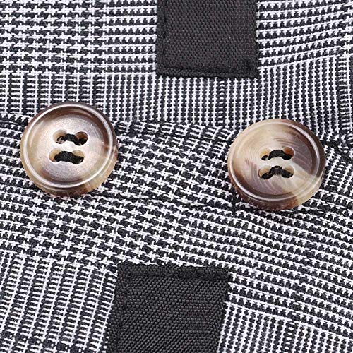 HEEPDD Conjunto de arnés y Correa para Conejos Chaleco Conejito Estilo Caballero con decoración de Botones Pequeño Animal Arnés Suave Ajustable para Caminar Trotar(S)