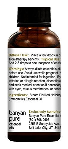 Helichrysum splendidum 100% puro grado Terapéutico Aceite Esencial por Banyan Pure- 30 ml