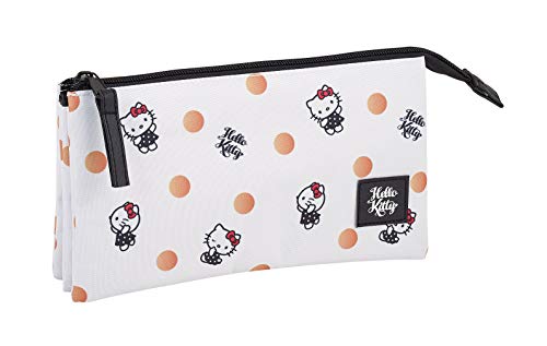 Hello Kitty Estuche portatodo triple escolar