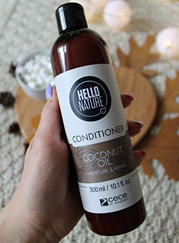 Hello Nature Acondicionador De Aceite De Coco Humecta y Repara 300 ml