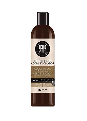 Hello Nature Acondicionador De Aceite De Coco Humecta y Repara 300 ml
