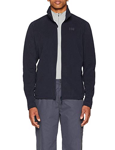Helly Hansen Daybreaker Fleece Jacket Chaqueta con Forro Polar para Hombres, con tecnología Polartec y diseñada para Cualquier Actividad Casual o Deportiva, Azul (Marino), L