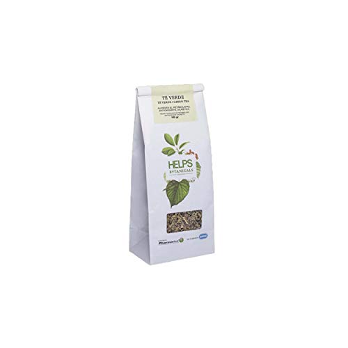 HELPS INFUSIONES - Té Verde A Granel 100% Natural. Infusión Diurética, Antioxidante, Quemagrasas Y Adelgazante. Bolsa A Granel De 100 Gramos.