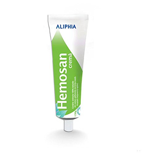 HEMOSAN CREMA 40g - Anti hemorroides y pilas, fisuras anales, eczemas anales - Extractos de plantas 100% naturales - Sin parabenos