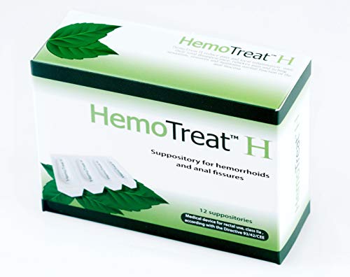 HemoTreat H Supositorios de hemorroides para un tratamiento eficaz rápido y seguro 3 ml