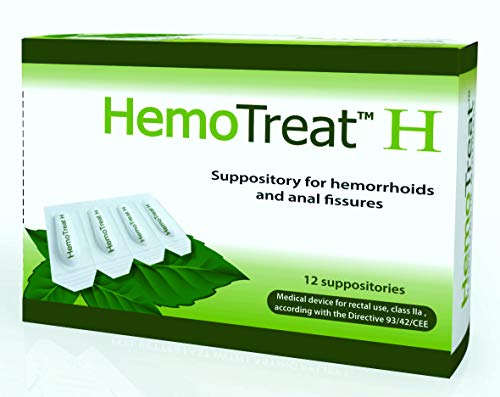 HemoTreat H Supositorios de hemorroides para un tratamiento eficaz rápido y seguro 3 ml