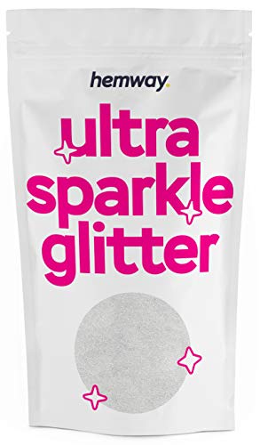 Hemway Premium Multiusos Purpurina Polvo / 100G Unique Colores para Uso con Manualidades Copa de Vino Arte Diy Decoración Bodas Mesa Regalo Tarjetas Cosmético Rostro Ojo Cuerpo Uñas Piel Pelo Barbas