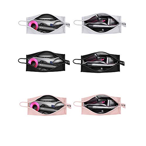 HENGSI PU Cuero Portátil Bolsa de almacenamiento para Dyson Supersonic Secador de pelo