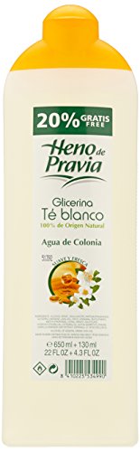 Heno de Pravia Agua de Colonia Glicerina y Té Blanco - 50 ml