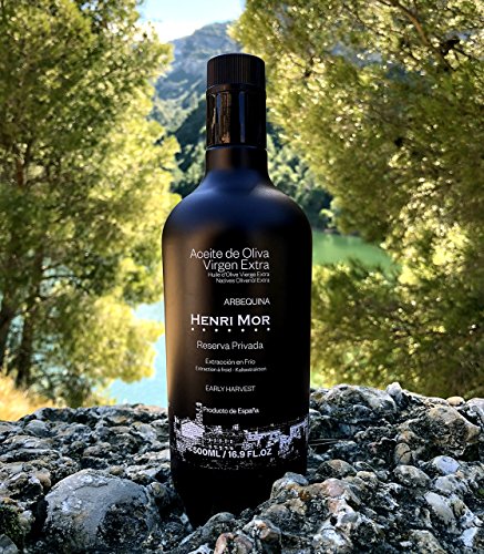 Henri Mor Aceite de Oliva Virgen Extra Reserva Privada 500ml, Segunda Arbequina más premiada del mundo