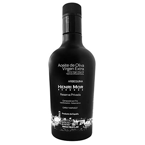 Henri Mor Aceite de Oliva Virgen Extra Reserva Privada 500ml, Segunda Arbequina más premiada del mundo