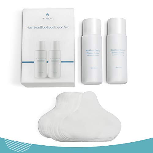 HeomBliss Esencia de Limpiador de Poros y Contracción Del Poro, Kit de Limpieza de la Piel Limpiador Puntos Negros Removedor de Espinillas