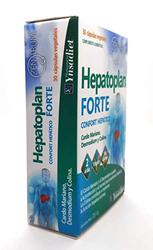 HEPATOPLAN FORTE - CARDO MARIANO + VITAMINA C + COLINA - CONFORT HEPATICO | DETOX + HÍGADO | TESTADO EN LABORATORIO |30 CÁPSULAS