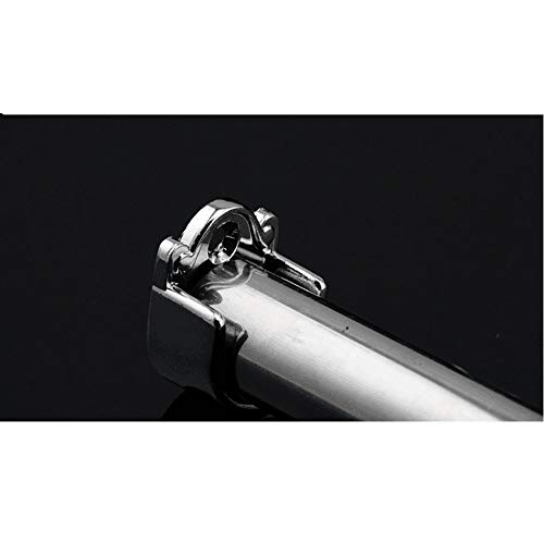 Her Kindness Soporte para Barra de Armario Soporte en Forma de U Soportes para barra de cortina para Soporte de Varilla de Tubo de Gabinete (Diámetro 25 mm)