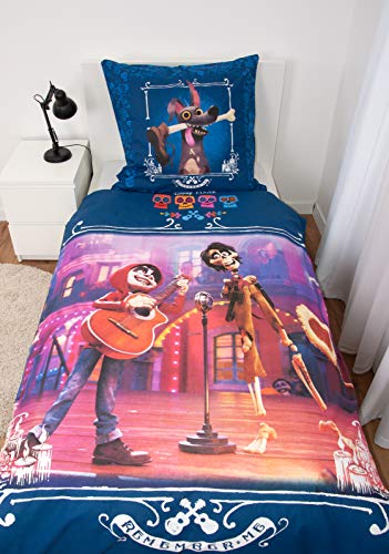 Herding Juego de Cama de Disney 's Coco, algodón, Multicolor, 200 x 135 cm