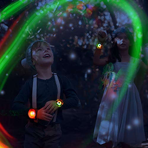Herefun Favores de Fiesta para Niños, Spin Estrés Alivio para la ansiedad Juguetes, Niños, Niñas Brillo En La Oscuridad Regalos de Cumpleaños para Fiestas Favores