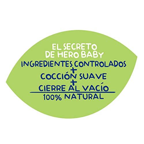 Hero Baby Merienda Puré de Natillas con Galletas para Bebés a partir de 6 meses Pack 2 x 130 g