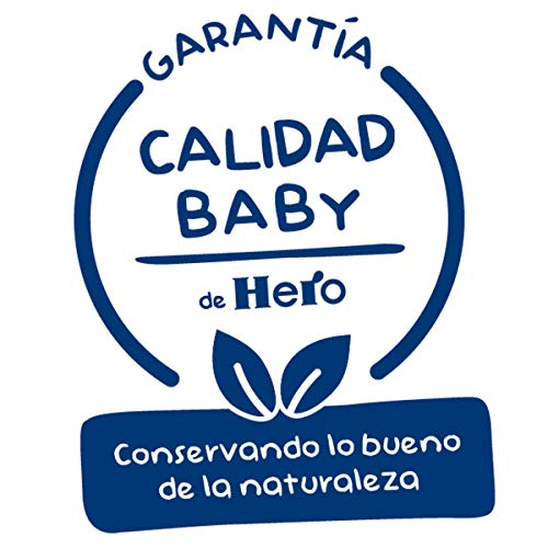 Hero Baby Natur Tarritos de Puré de Frutas Variadas para Bebés a partir de 4 meses Pack de 6 de 2 x 120 g