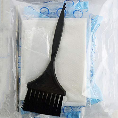 Herramienta para TeñIr el Cabello Desechable Kit Profesional de Tinte para el Cabello con MantóN para el Cabello Desechable Pincel para Tinte Guantes Gorro para TeñIr Ganchillo (Juego de 5 Piezas)