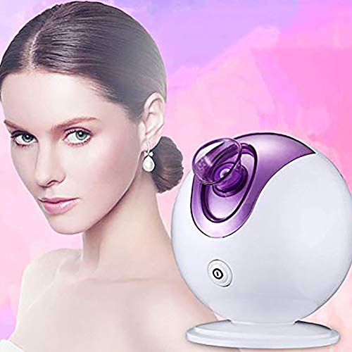 HEZHENG Vaporizador Facial Portátil para Una Limpieza Profunda, Crema Hidratante, Destapa Los Poros Facial Sauna SPA para El Hogar, La Oficina Y Viajes