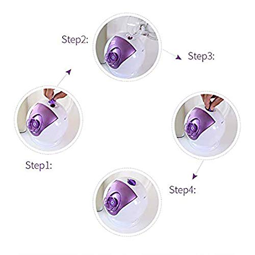 HEZHENG Vaporizador Facial Portátil para Una Limpieza Profunda, Crema Hidratante, Destapa Los Poros Facial Sauna SPA para El Hogar, La Oficina Y Viajes