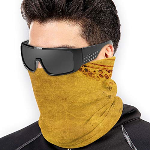 hfdff Antiguo papel arrugado rasgado Vintage motocicleta bicicleta máscara facial escudo para Unisex hombres mujeres a prueba de polvo media máscara pasamontañas para deporte al aire libre