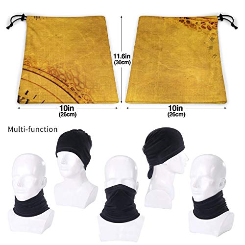 hfdff Antiguo papel arrugado rasgado Vintage motocicleta bicicleta máscara facial escudo para Unisex hombres mujeres a prueba de polvo media máscara pasamontañas para deporte al aire libre