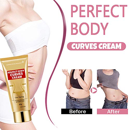 HGNFD Fat Burner Belly, Crema para Eliminar la Celulitis Crema reafirmante Natural para la Piel Quemador de Grasa para el Vientre la Cintura el Cuerpo Las piernas para Mujeres y Hombres (60 ml)