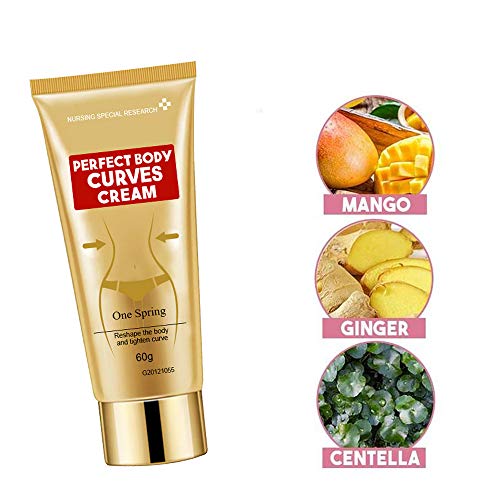 HGNFD Fat Burner Belly, Crema para Eliminar la Celulitis Crema reafirmante Natural para la Piel Quemador de Grasa para el Vientre la Cintura el Cuerpo Las piernas para Mujeres y Hombres (60 ml)