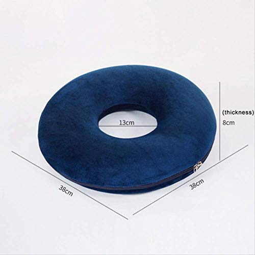 Hhxiao - Cojín para asiento de algodón con memoria redonda para el acné, cojín hueco de oficina, hermoso cojín de cadera para aliviar el acné y el dolor de huesos