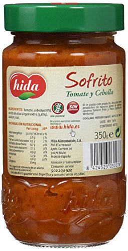 Hida Sofrito Tomate y Cebolla - Paquete de 6 x 350 gr - Total: 2100 gr