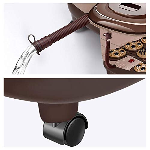 Hidromasaje De Pies Masajeador Con El Calor,automático Masajeador Spa Para Pies,pedicura Burbujas Vibración Detox Cubo Lavabo De Pie Pie De Atletas-a 34x39x25cm(13x15x10inch)