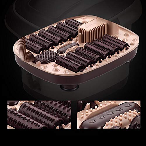 Hidromasaje De Pies Masajeador Con El Calor,automático Masajeador Spa Para Pies,pedicura Burbujas Vibración Detox Cubo Lavabo De Pie Pie De Atletas-a 34x39x25cm(13x15x10inch)