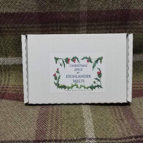 Highlander derrite cera perfumada, especias navideñas, corazones de cera casera, 100% soja natural, regalos perfectos para cumpleaños y día de San Valentín, larga duración, caja de 20 unidades.