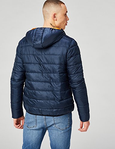 HIKARO Anorak con Capucha Hombre, Azul (Navy), 52 (Talla del fabricante: Large)