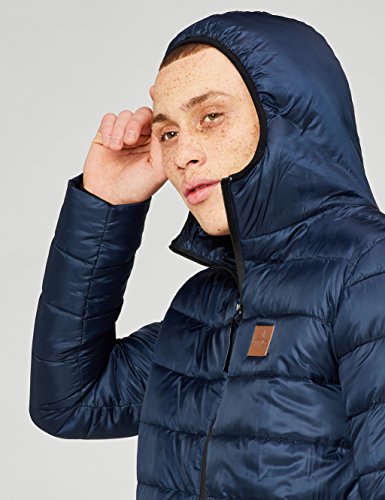HIKARO Anorak con Capucha Hombre, Azul (Navy), 52 (Talla del fabricante: Large)