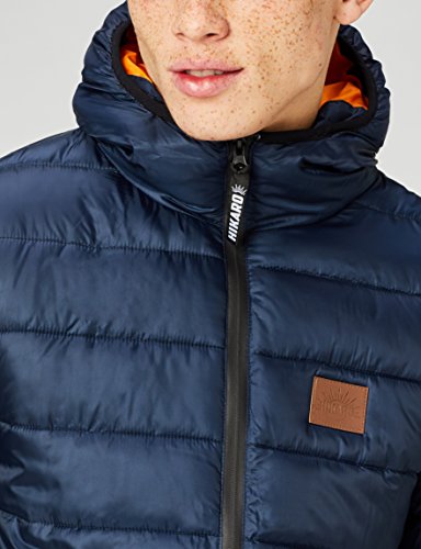 HIKARO Anorak con Capucha Hombre, Azul (Navy), 52 (Talla del fabricante: Large)