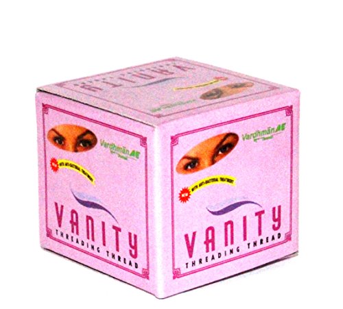 Hilos de algodón antibacterianos Vanity, para depilación de cejas y vello facial