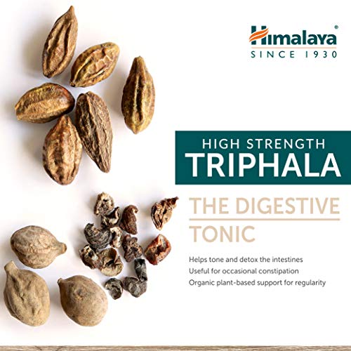 Himalaya Triphala (1,380 mg en polvo) | Para la limpieza del colon y la evacuación intestinal normal y fácil | Apoya el sistema digestivo, ayuda a la desintoxicación | 30 cáps (Triphala (Premium))