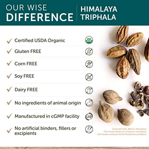 Himalaya Triphala (1,380 mg en polvo) | Para la limpieza del colon y la evacuación intestinal normal y fácil | Apoya el sistema digestivo, ayuda a la desintoxicación | 30 cáps (Triphala (Premium))