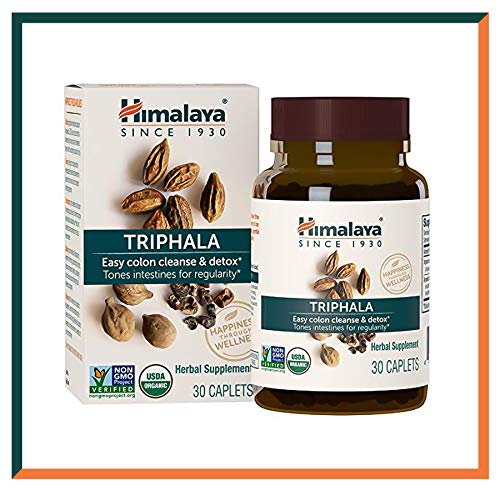 Himalaya Triphala (1,380 mg en polvo) | Para la limpieza del colon y la evacuación intestinal normal y fácil | Apoya el sistema digestivo, ayuda a la desintoxicación | 30 cáps (Triphala (Premium))