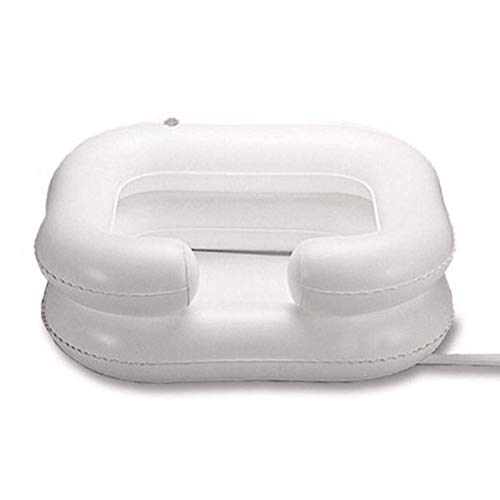 Hinchable Pelo Lavacabezas, Champú y Acondicionador Cuenca con Desagüe Tubo, Lavado Cabello en Cama para Heridos, Ancianos, Bed-Bound, Discapacitados, Fácilmente Limpiar Pelo, Assistive Ayuda