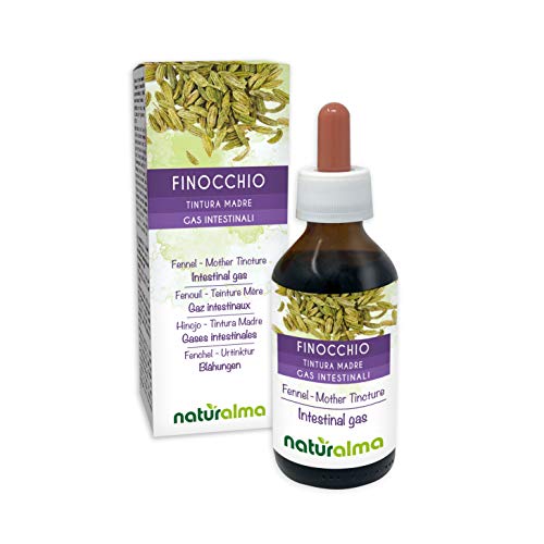 HINOJO (Foeniculum vulgare) frutos Tintura Madre sin alcohol NATURALMA | Extracto líquido gotas 100 ml | Complemento alimenticio | Vegano