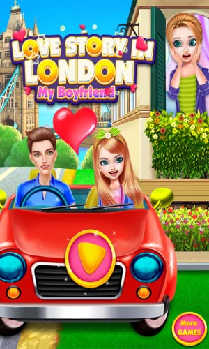Historia de amor en Londres - Reunirse mi Novio: ¡Juego gratis para que las chicas disfruten con aventuras románticas!