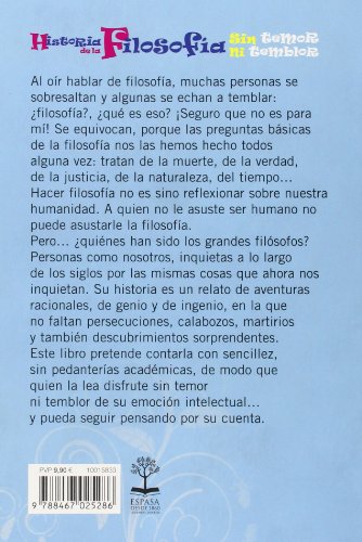 Historia de la Filosofía sin temor ni temblor (ESPASA JUVENIL)